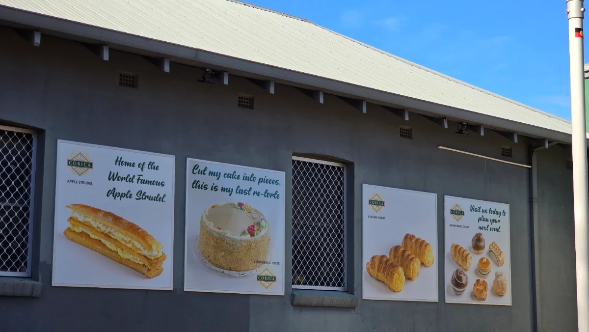 Menu, Corica Pastries