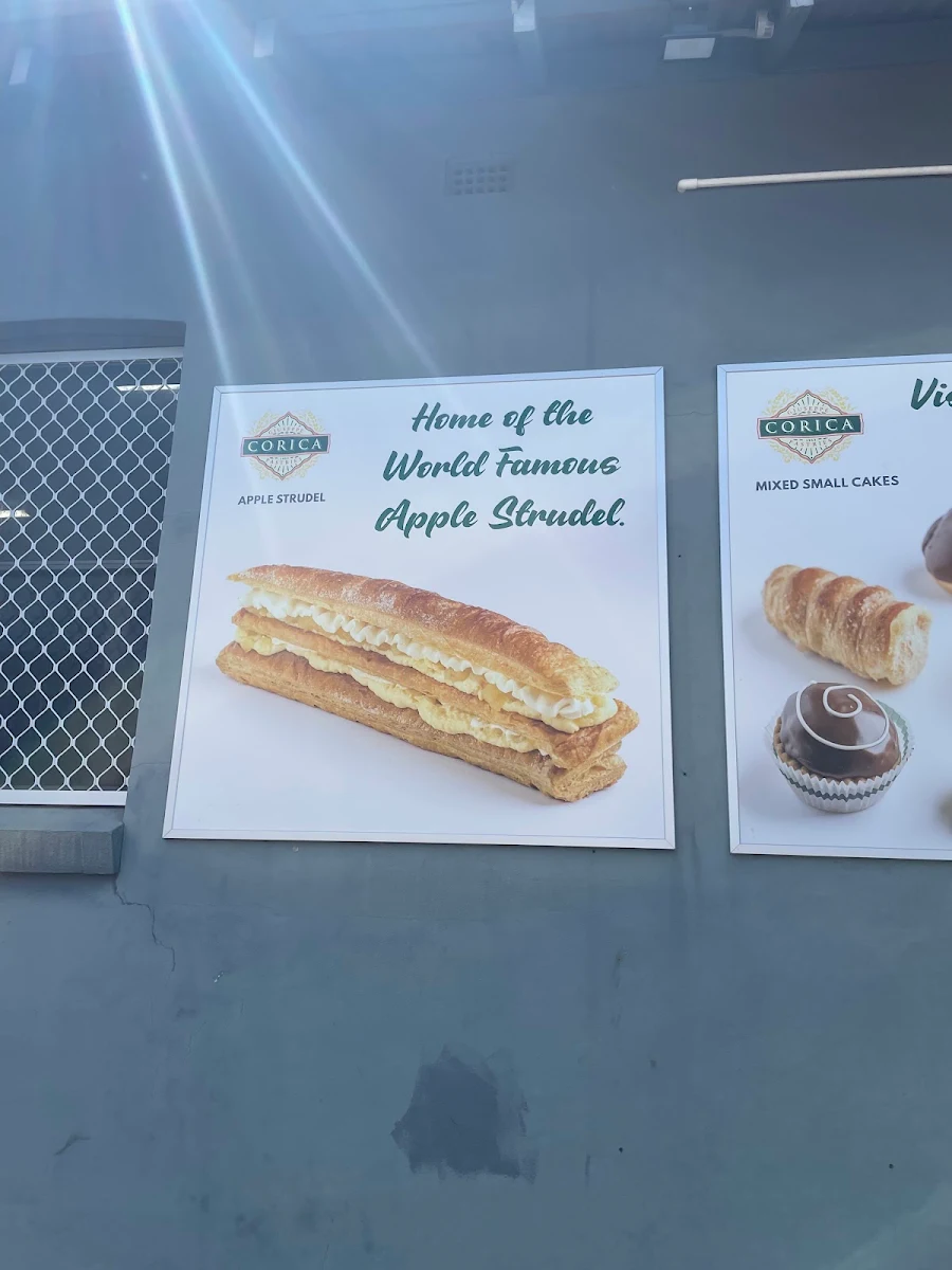 Menu, Corica Pastries