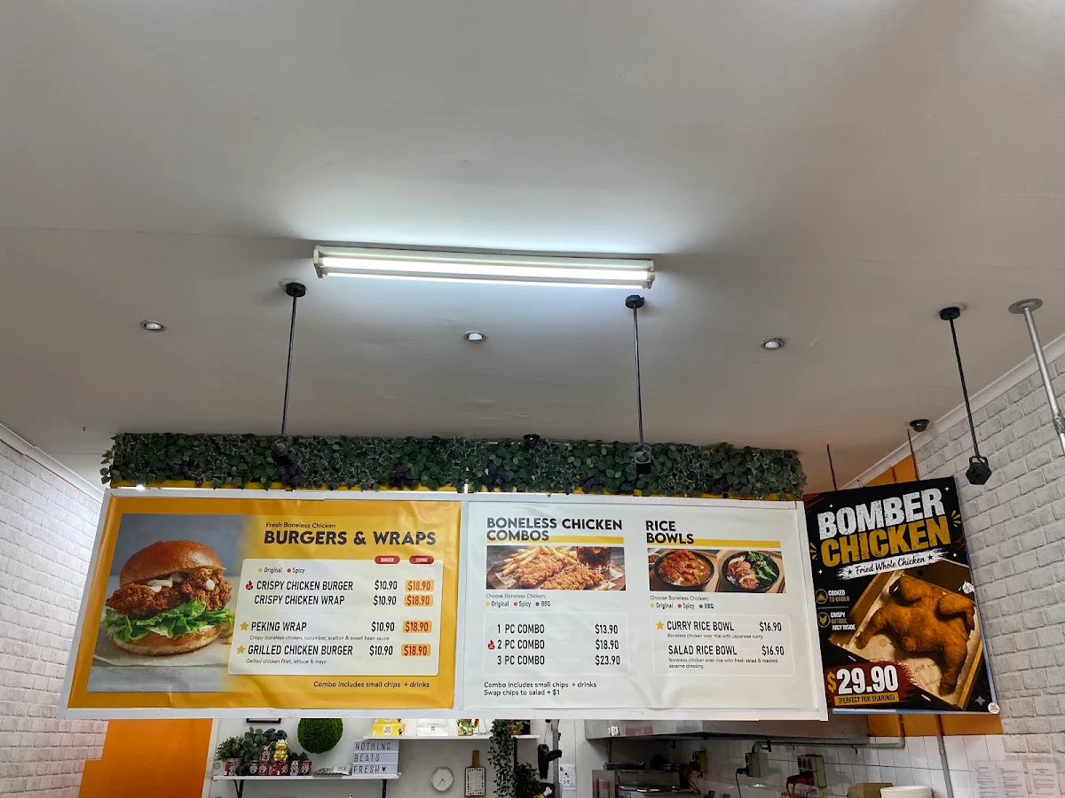 Menu, Winner Chicken