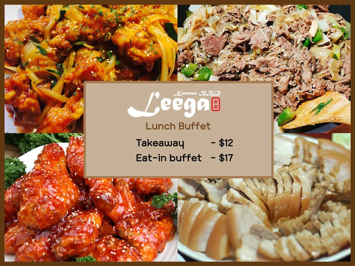 Menu, Leega Korean BBQ