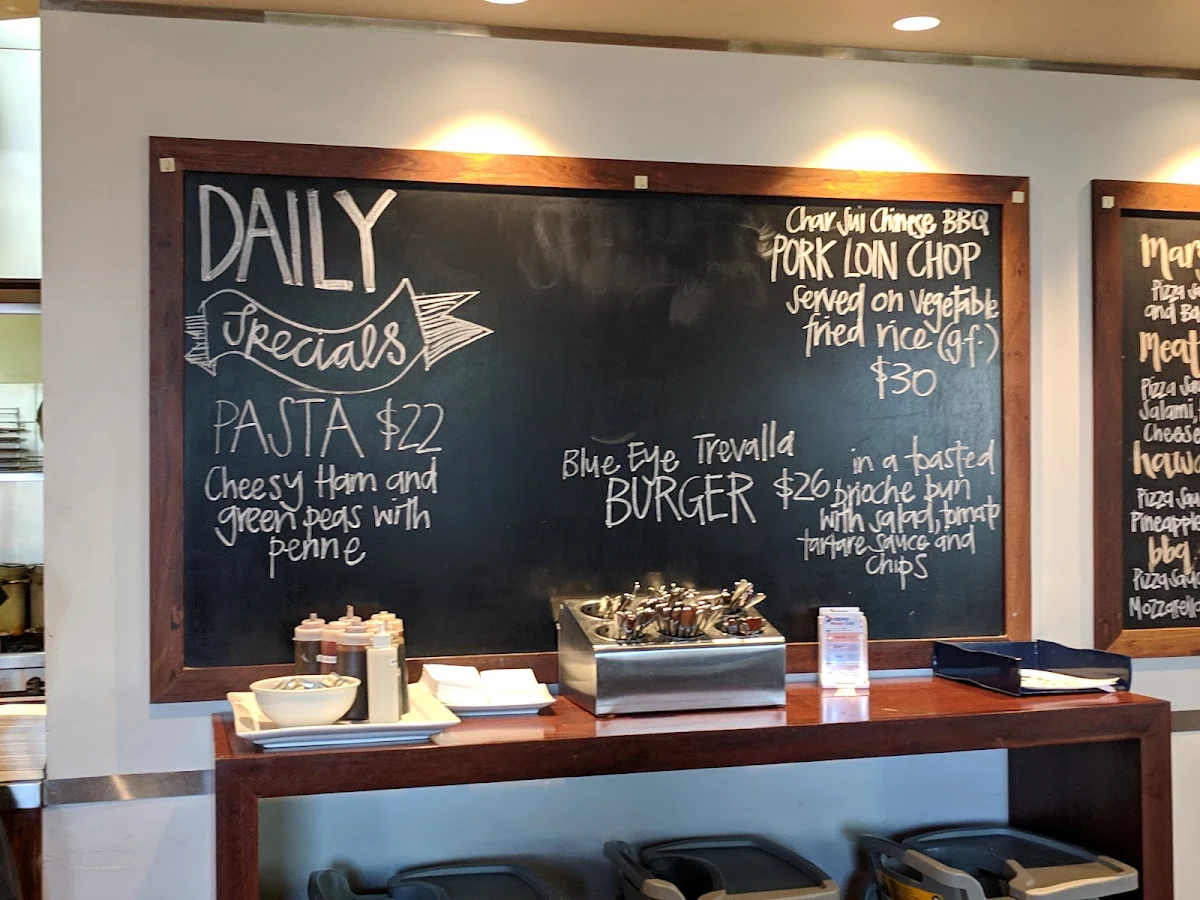 Menu, Federal Hotel