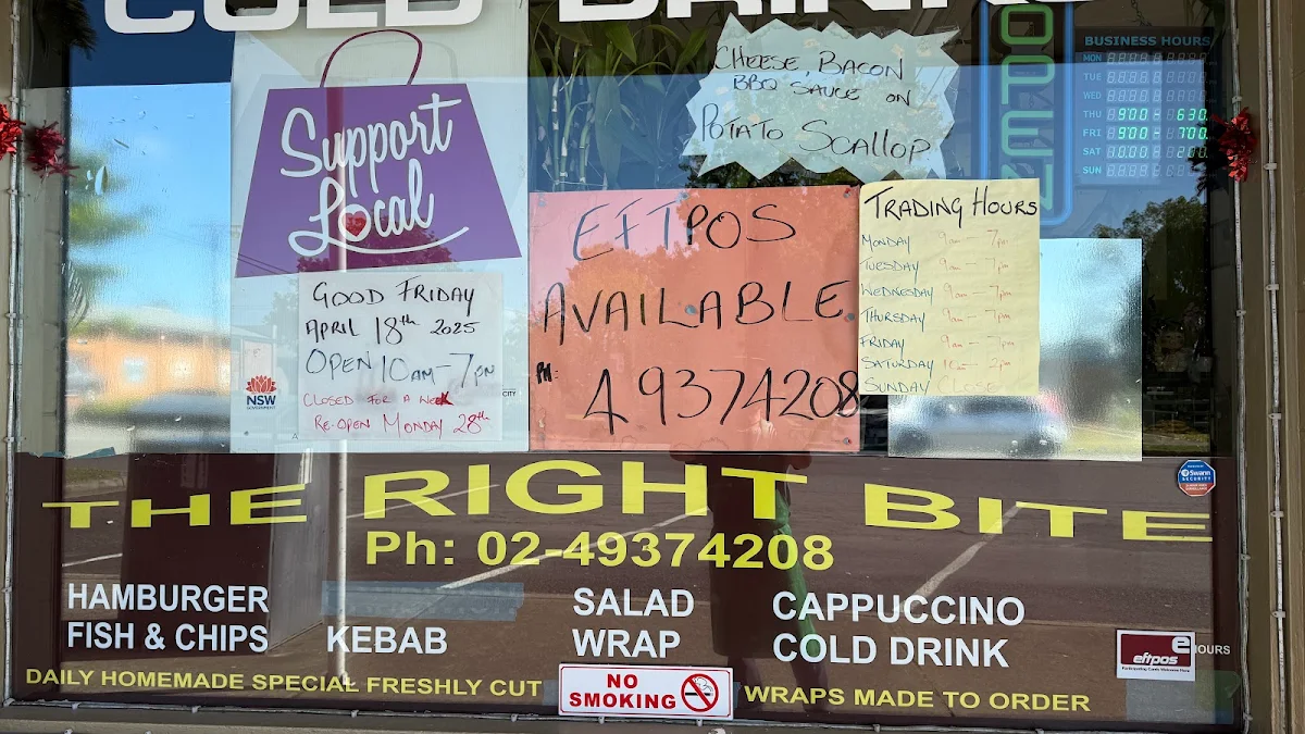 Menu, The Right Bite