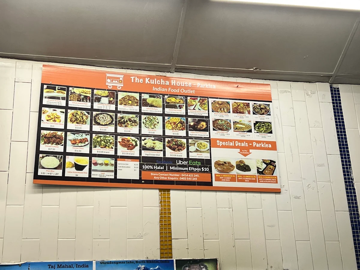 Menu, The Kulcha House- Classic Indian Food-Parklea Markets
