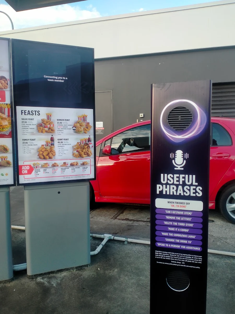 Menu, KFC Wetherill Park (Outside)