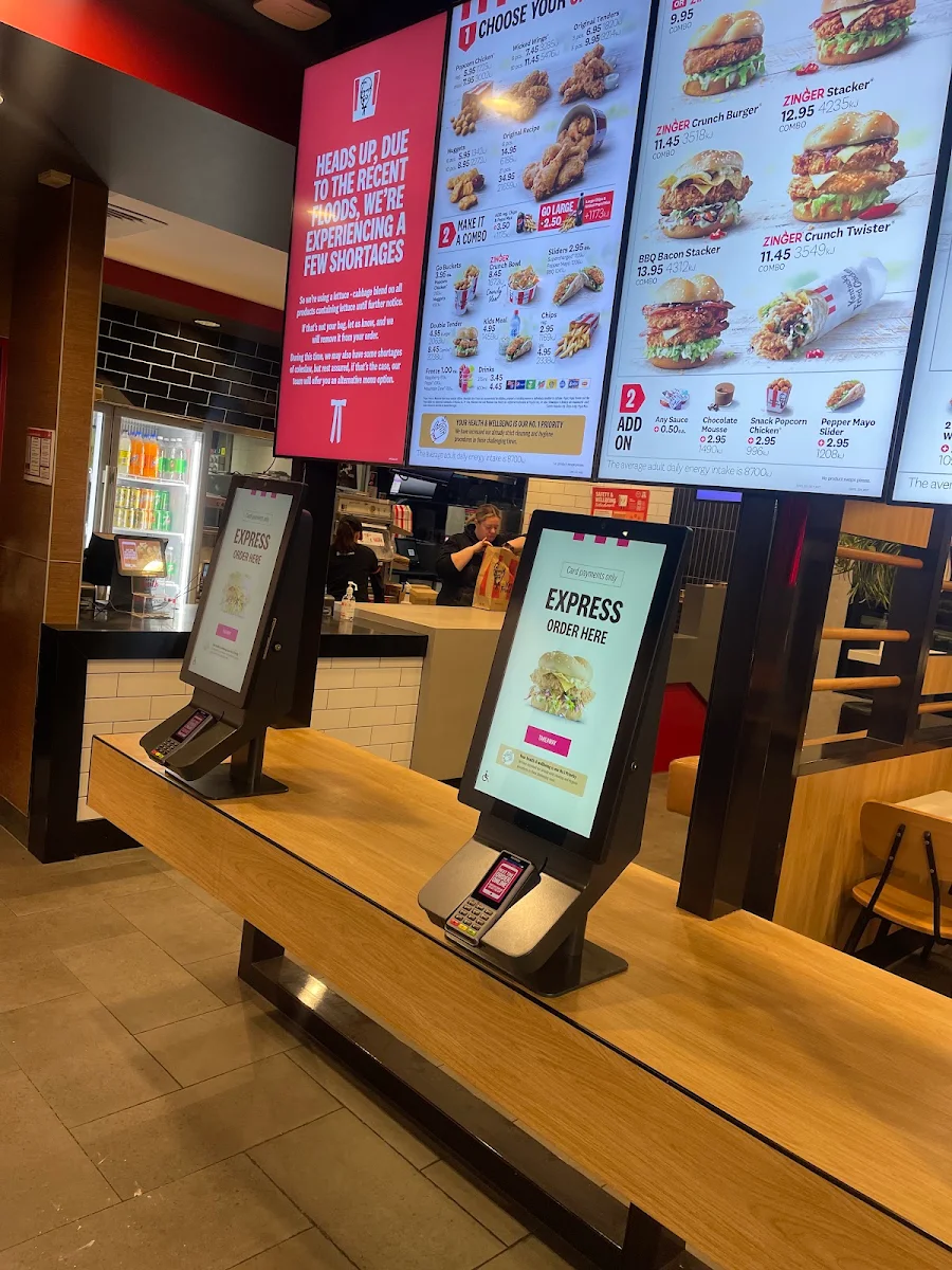Menu, KFC Wetherill Park (Outside)