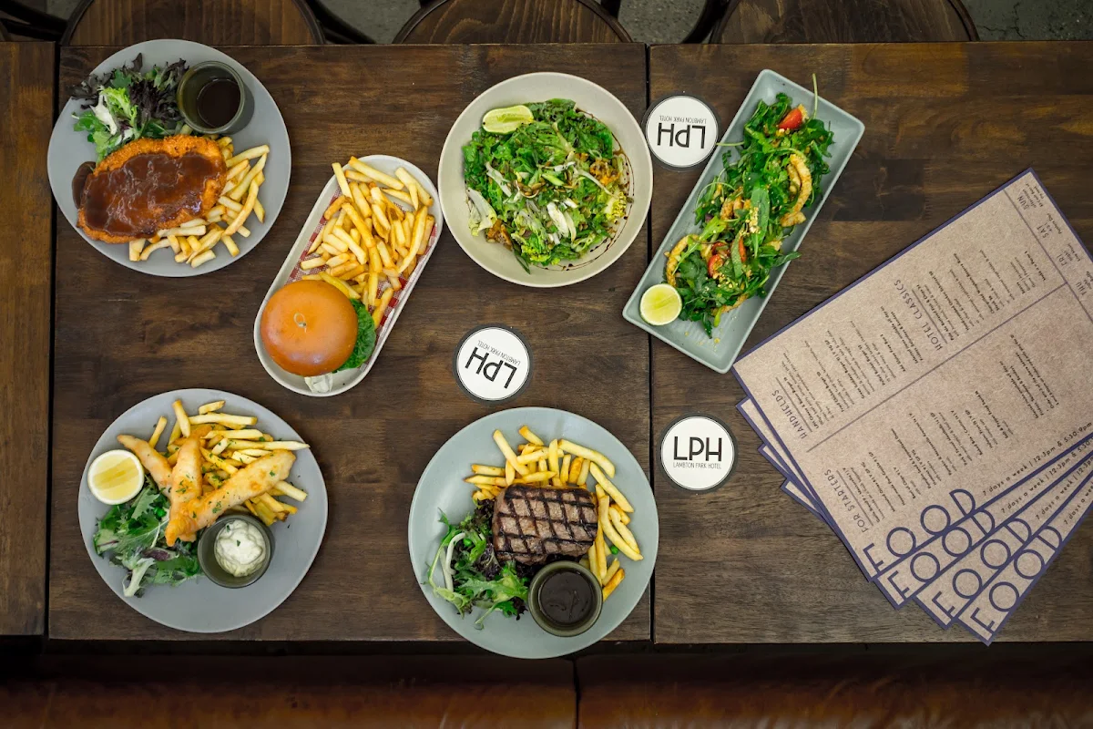 Menu, Lambton Park Hotel