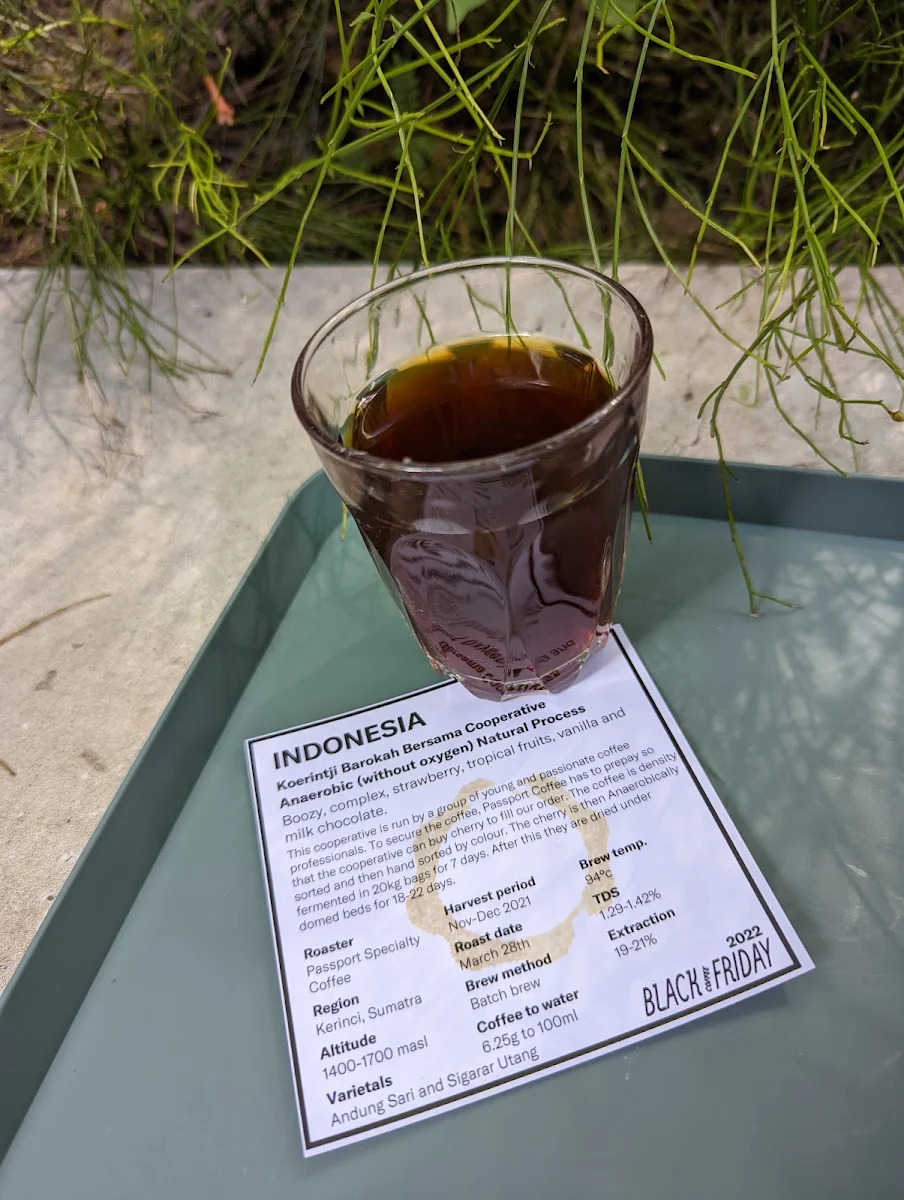 Menu, Bessa Coffee