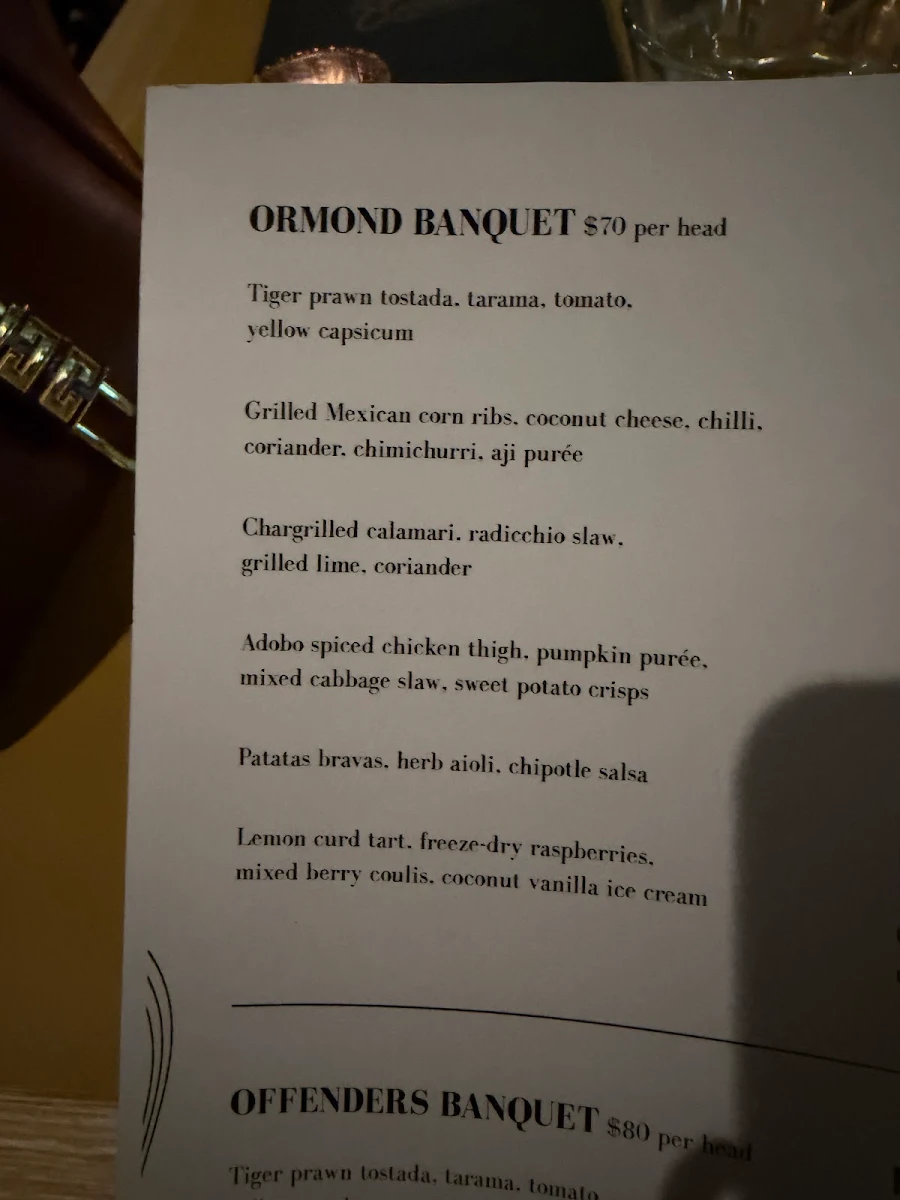 Menu, Repeat Offender