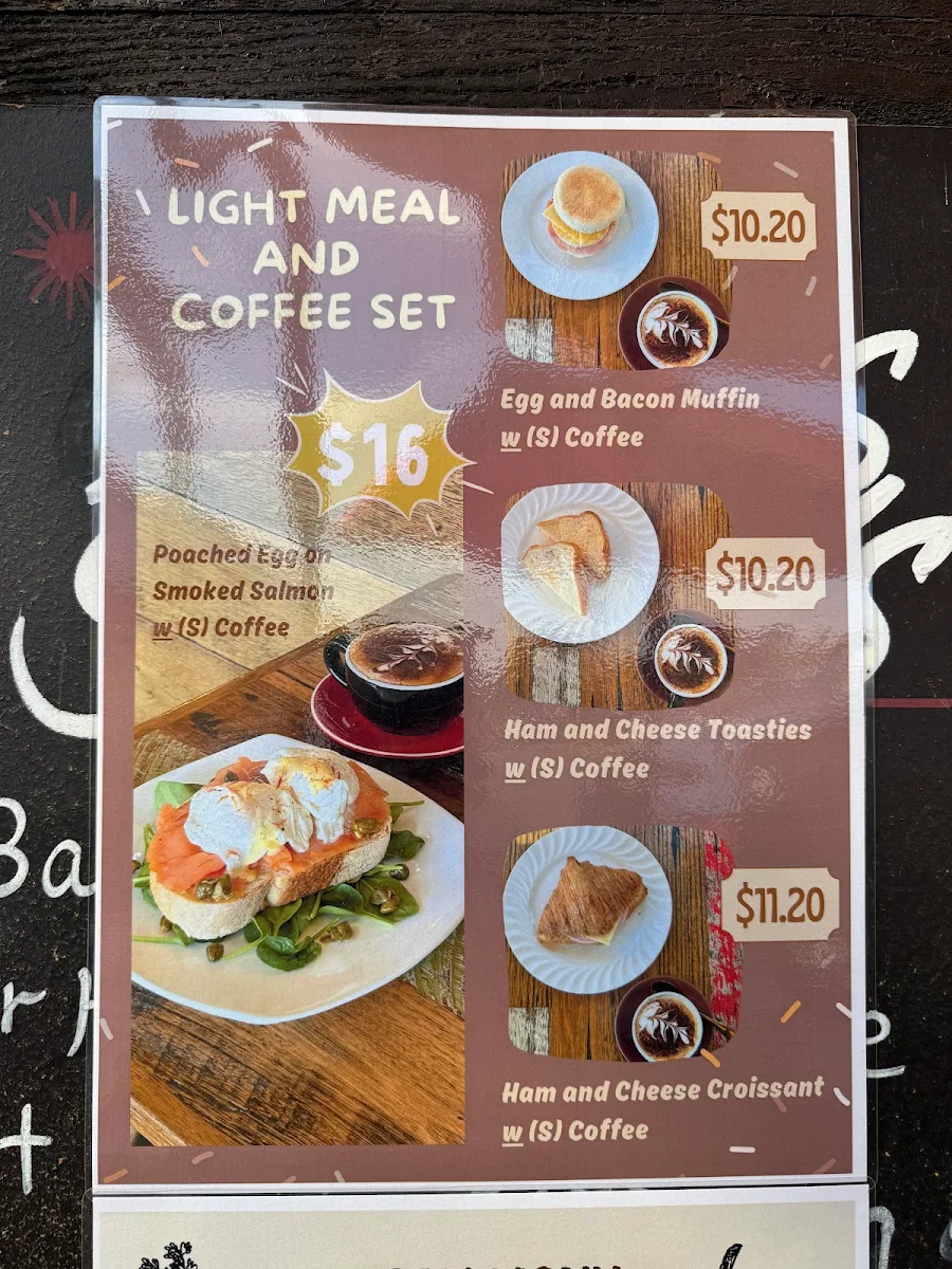 Menu, Espresso Lane Tunstall