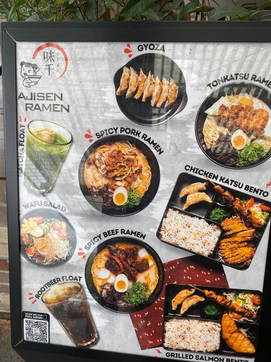Menu, Ajisen Ramen
