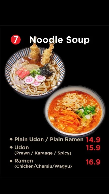Menu, Say Sushi & Chicken Jimboomba