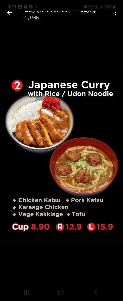 Menu, Say Sushi & Chicken Jimboomba