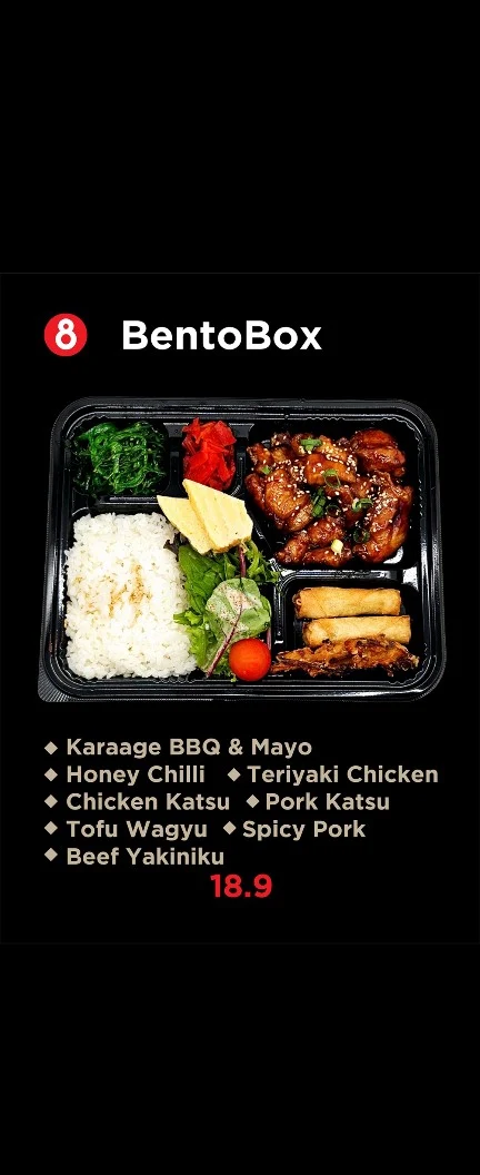 Menu, Say Sushi & Chicken Jimboomba