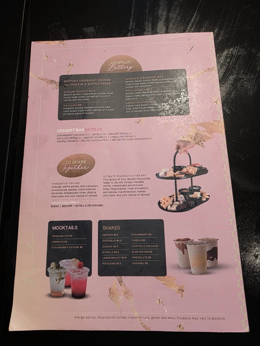 Menu, Stix