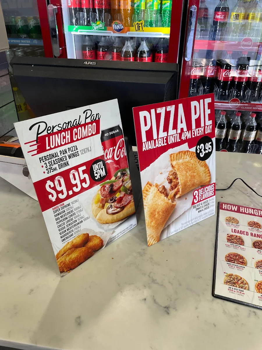 Menu, Pizza Hut Randwick