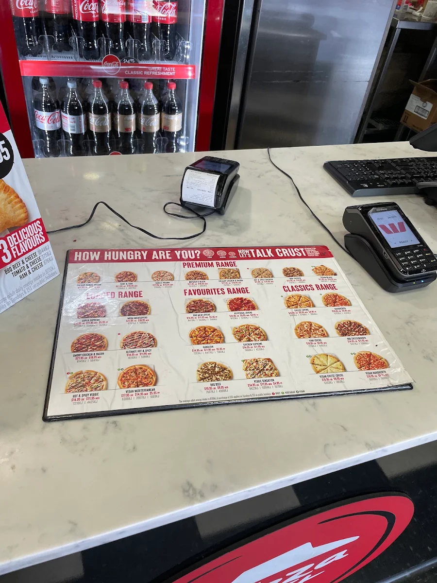Menu, Pizza Hut Randwick
