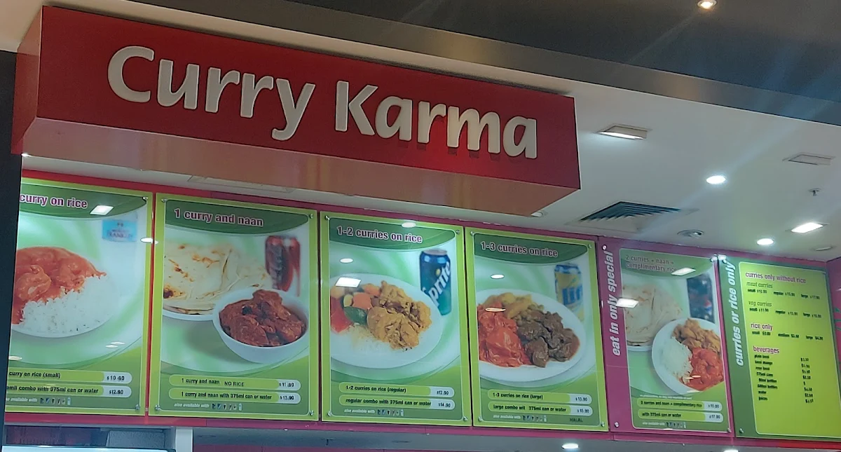 Menu, Curry Karma