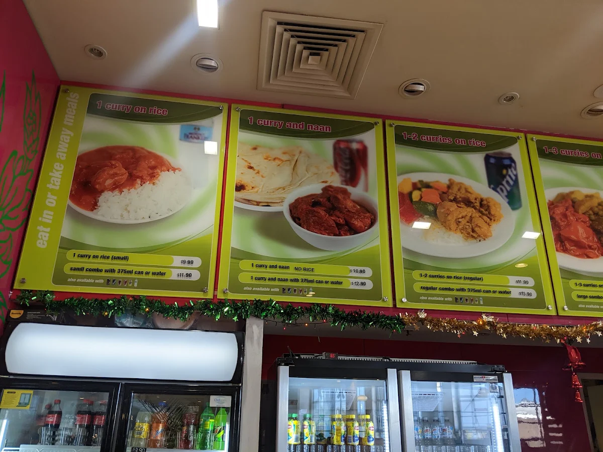 Menu, Curry Karma