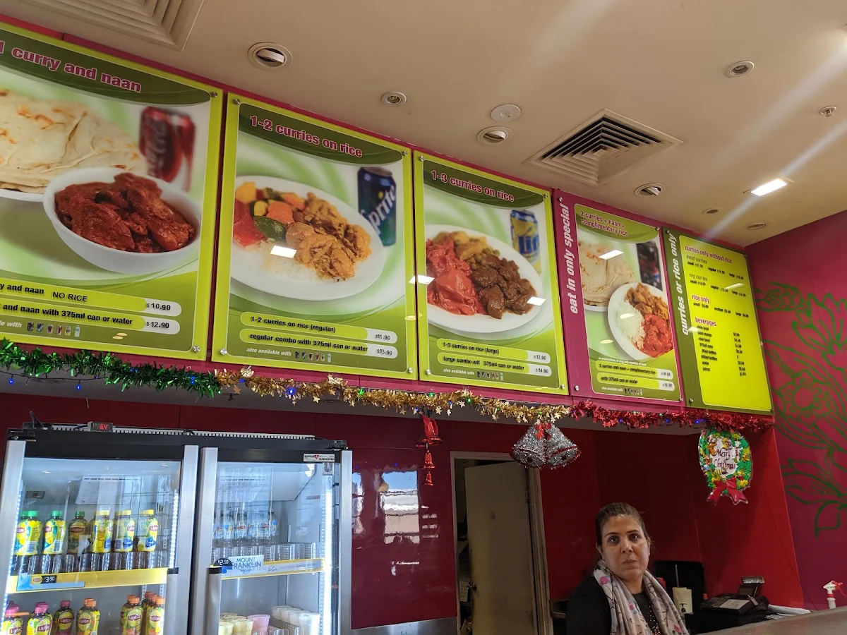 Menu, Curry Karma