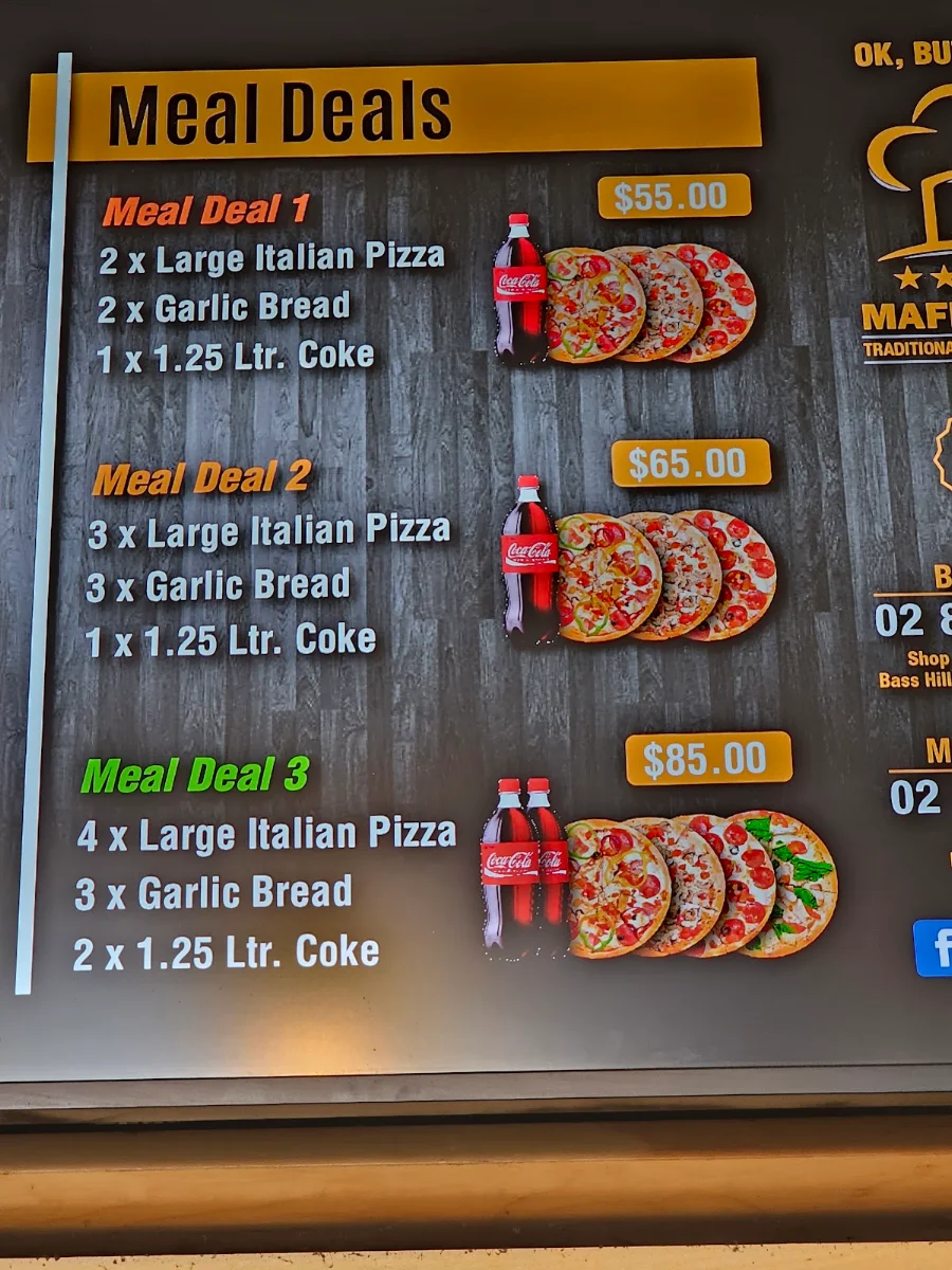 Menu, Mafi Metlo Bass Hill
