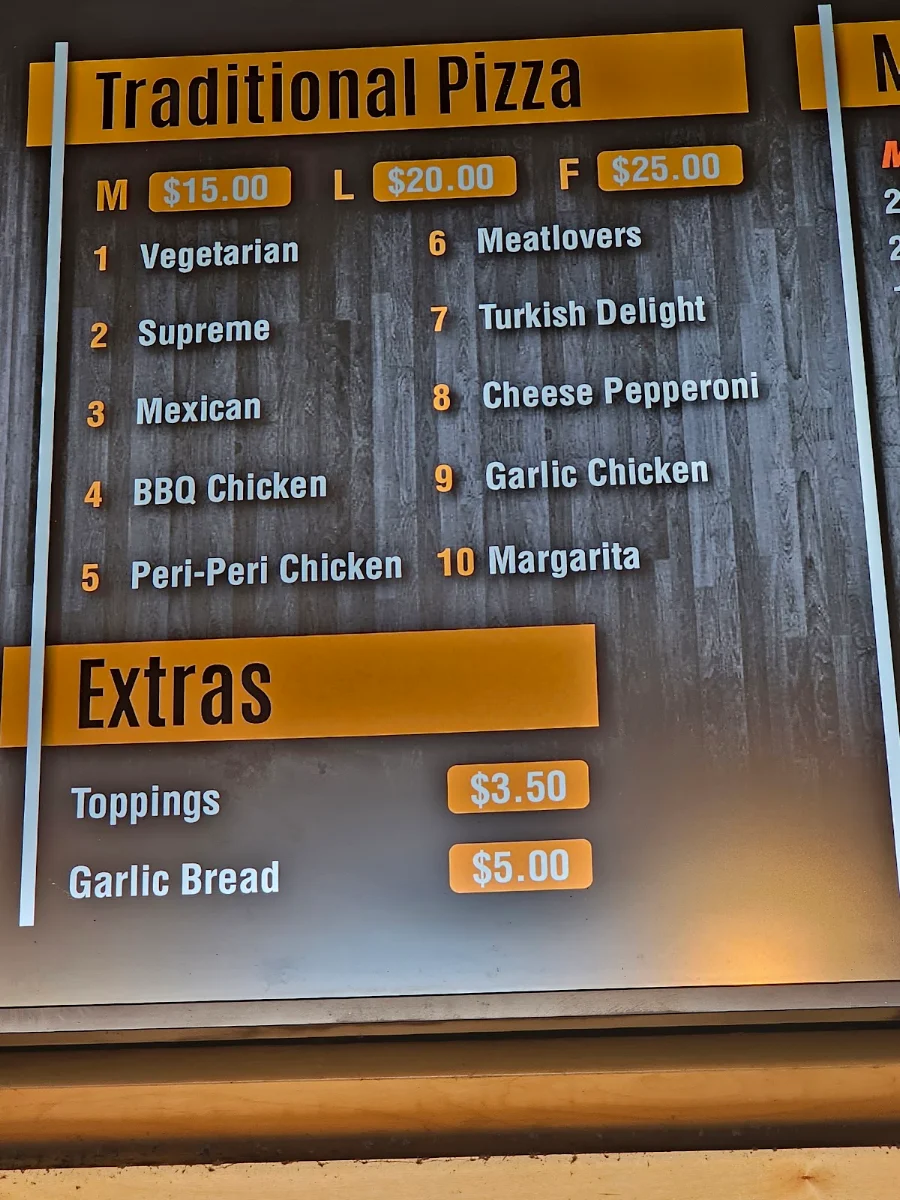 Menu, Mafi Metlo Bass Hill