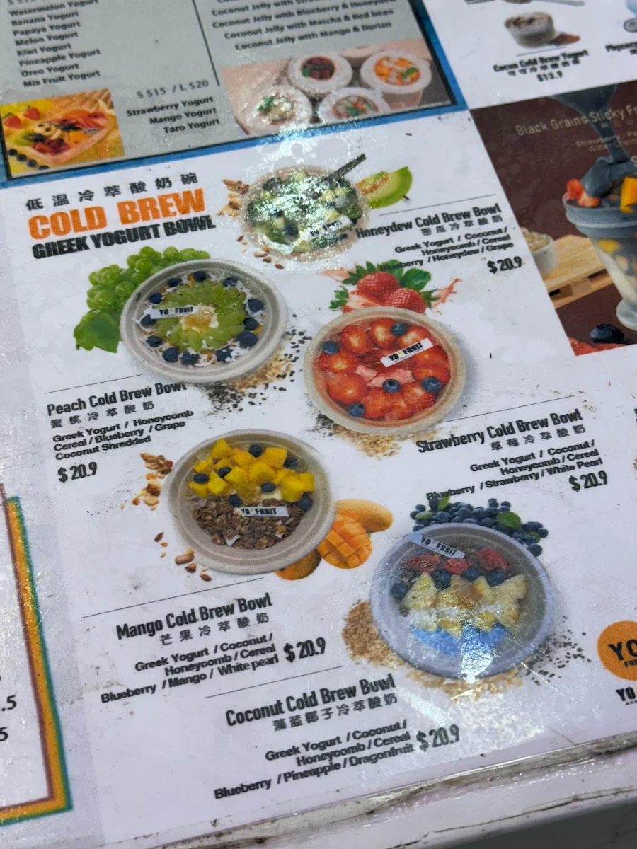 Menu, Metro Thai