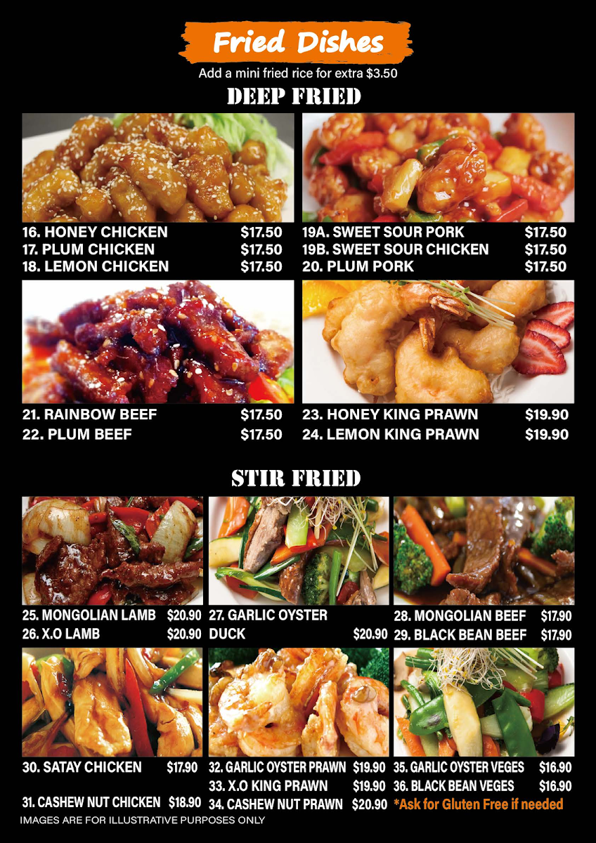 Menu, Jacky's Noodle