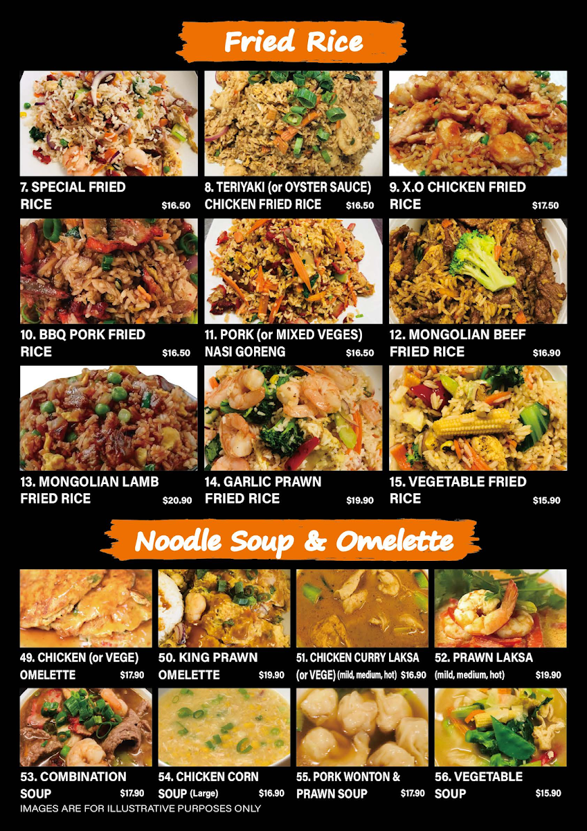 Menu, Jacky's Noodle