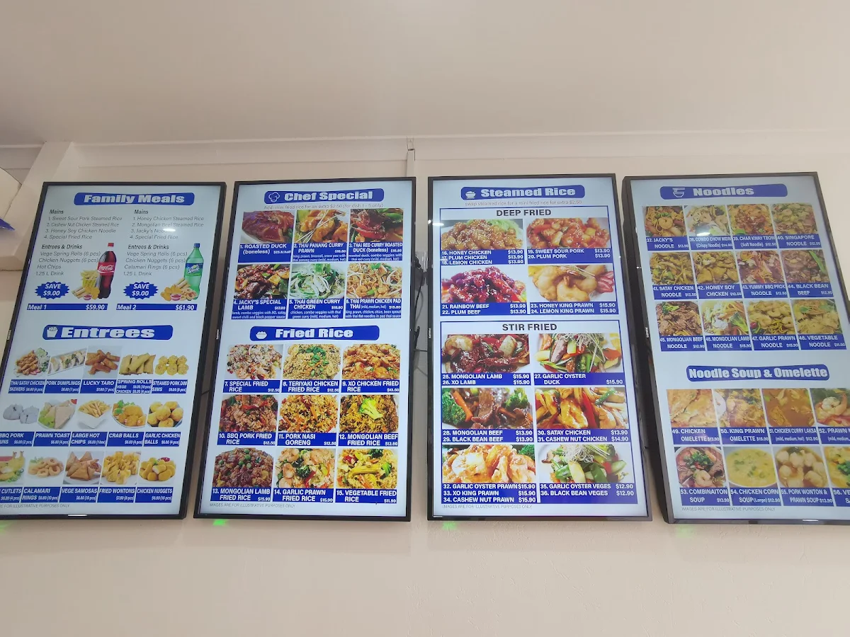 Menu, Jacky's Noodle