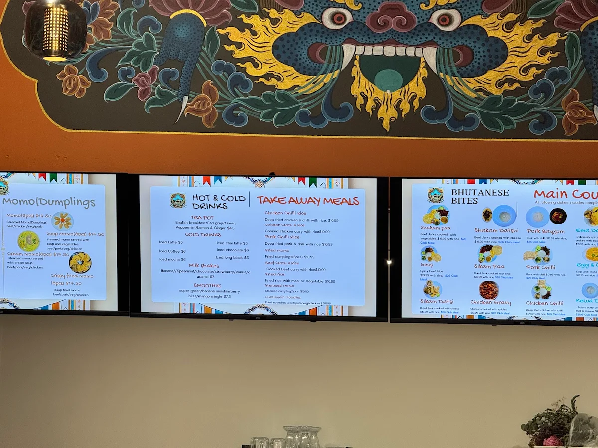 Menu, Bhutanese Bites