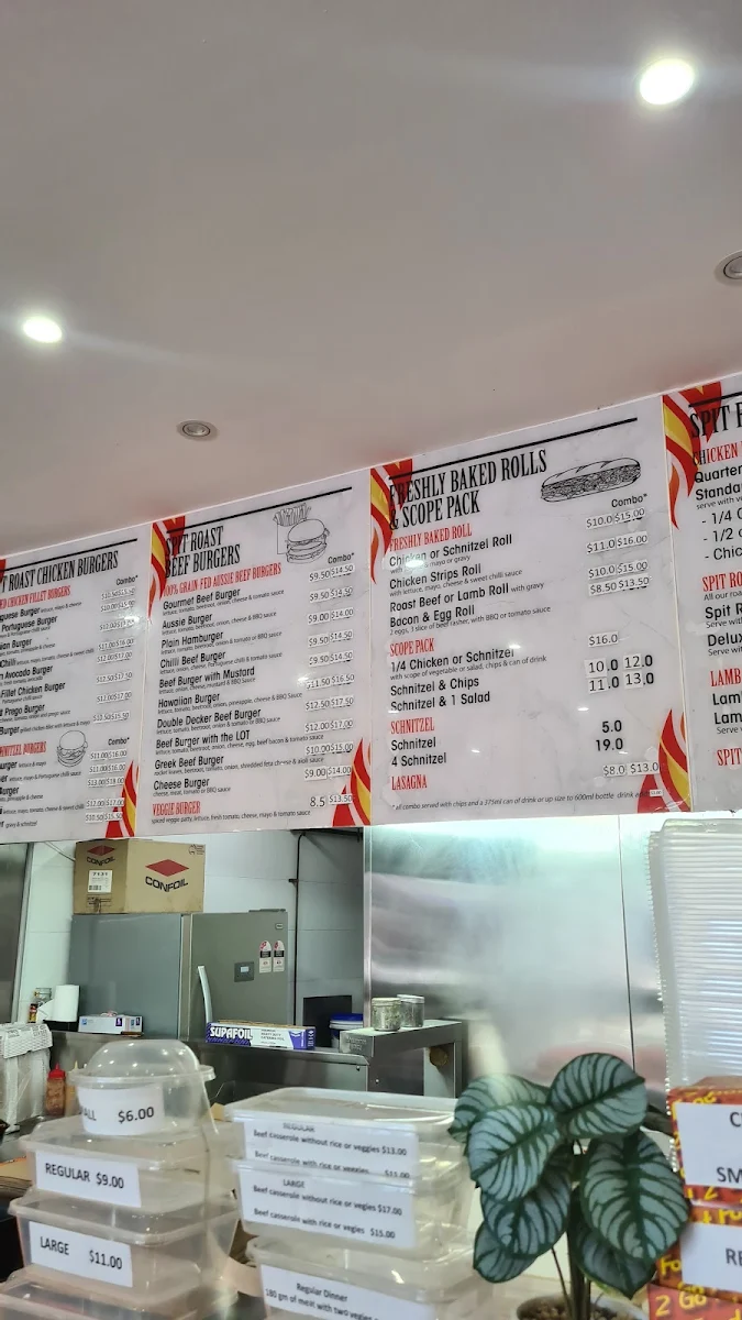 Menu, Grillova