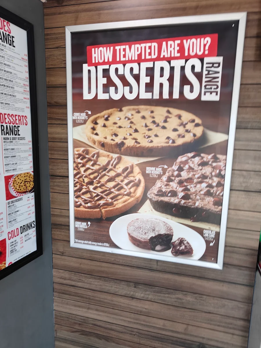 Menu, Pizza Hut Seven Hills