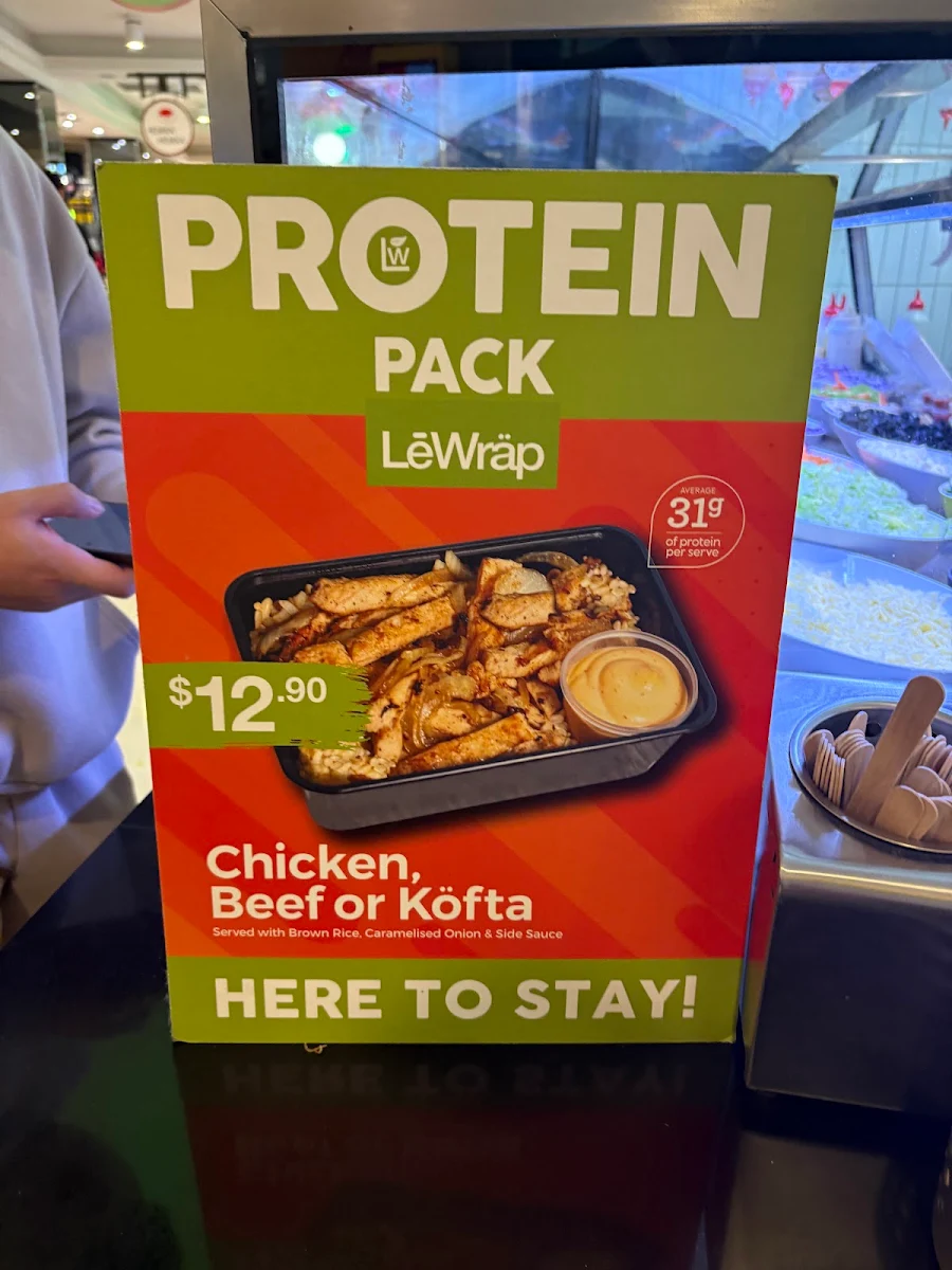 Menu, LeWrap