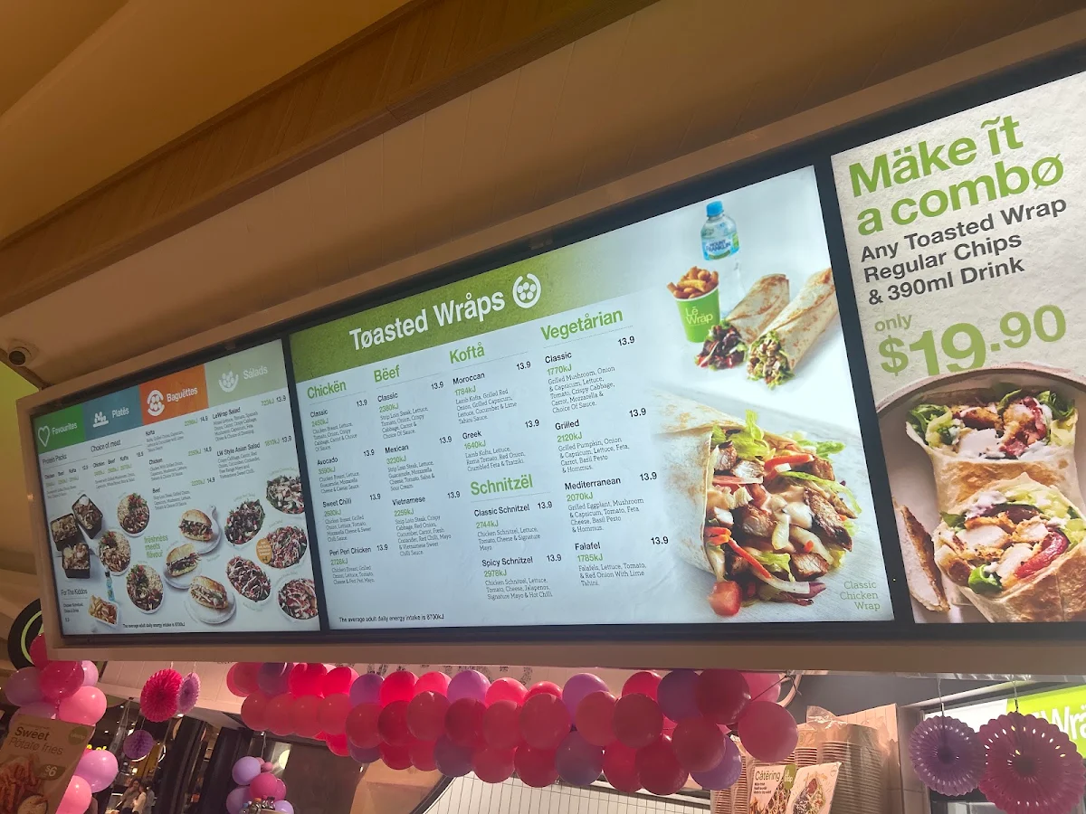 Menu, LeWrap