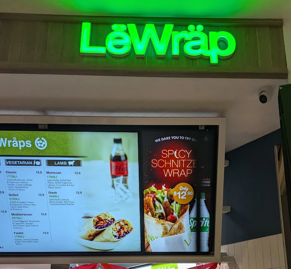 Menu, LeWrap
