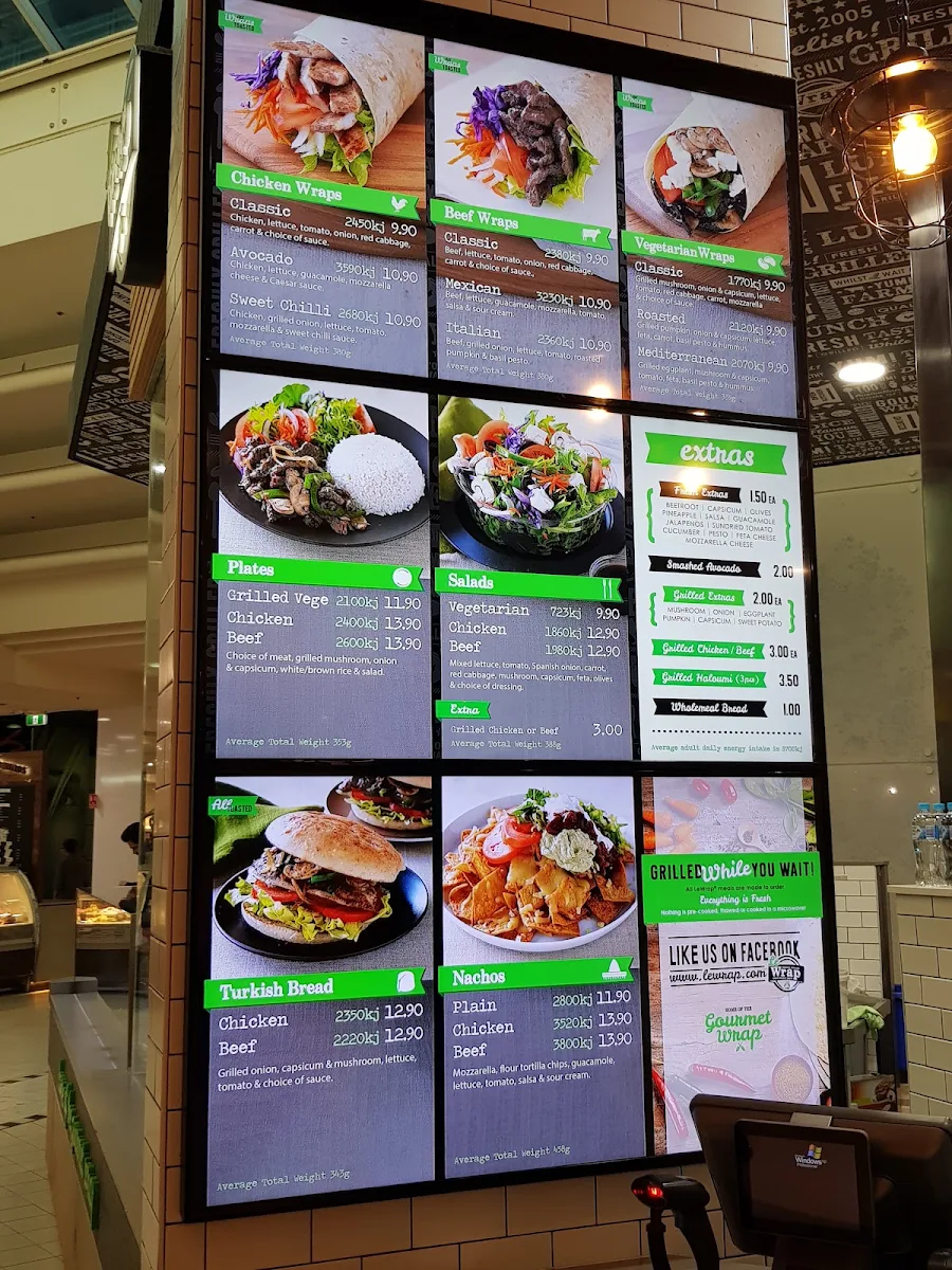 Menu, LeWrap