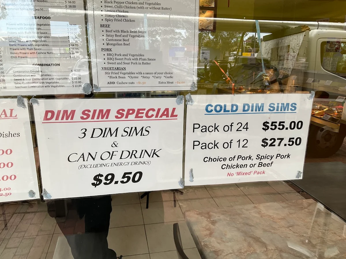 Menu, Dim Sim King