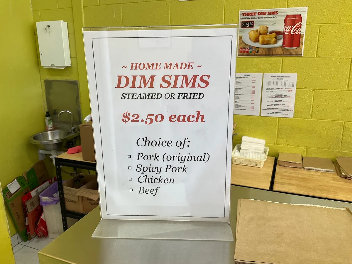 Menu, Dim Sim King