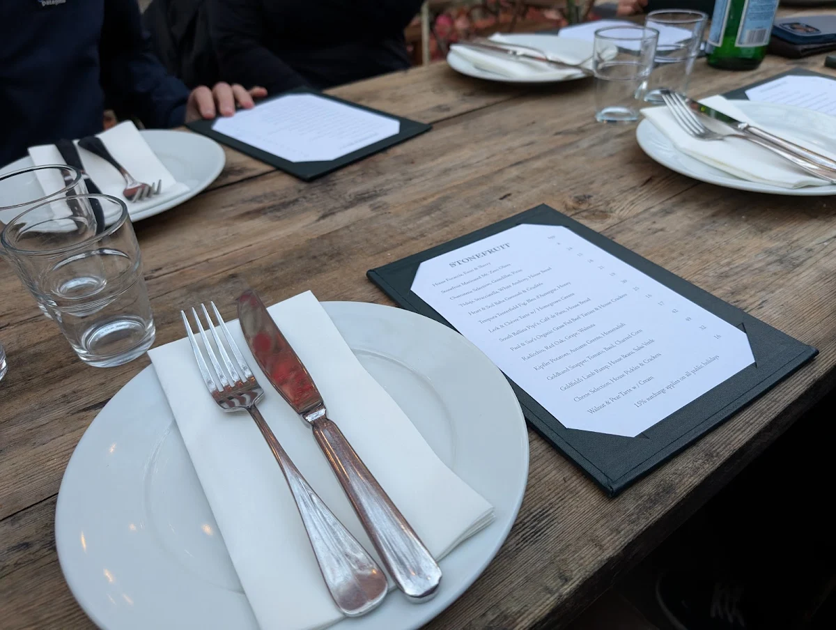 Menu, Stonefruit