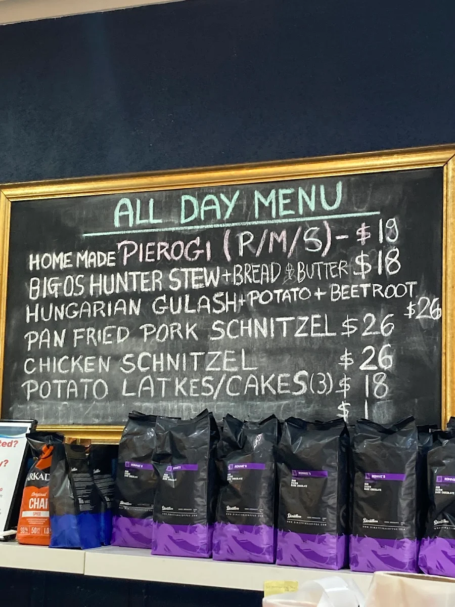 Menu, Europa Carnegie