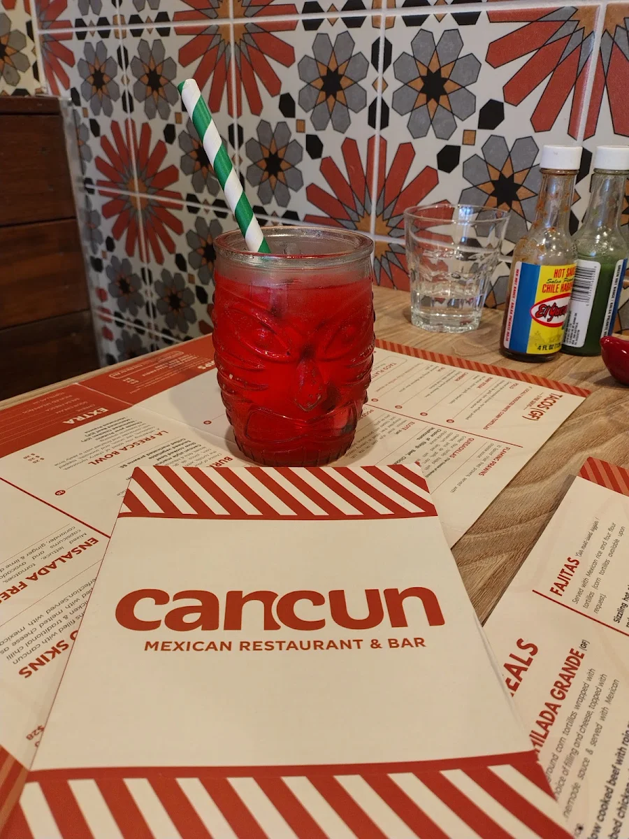 Menu, Cancun Mexican Restaurant & Bar