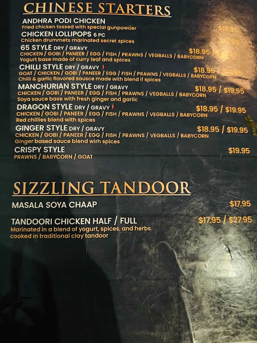 Menu, Hamara Gaadi Kellyville | Indian Restaurant