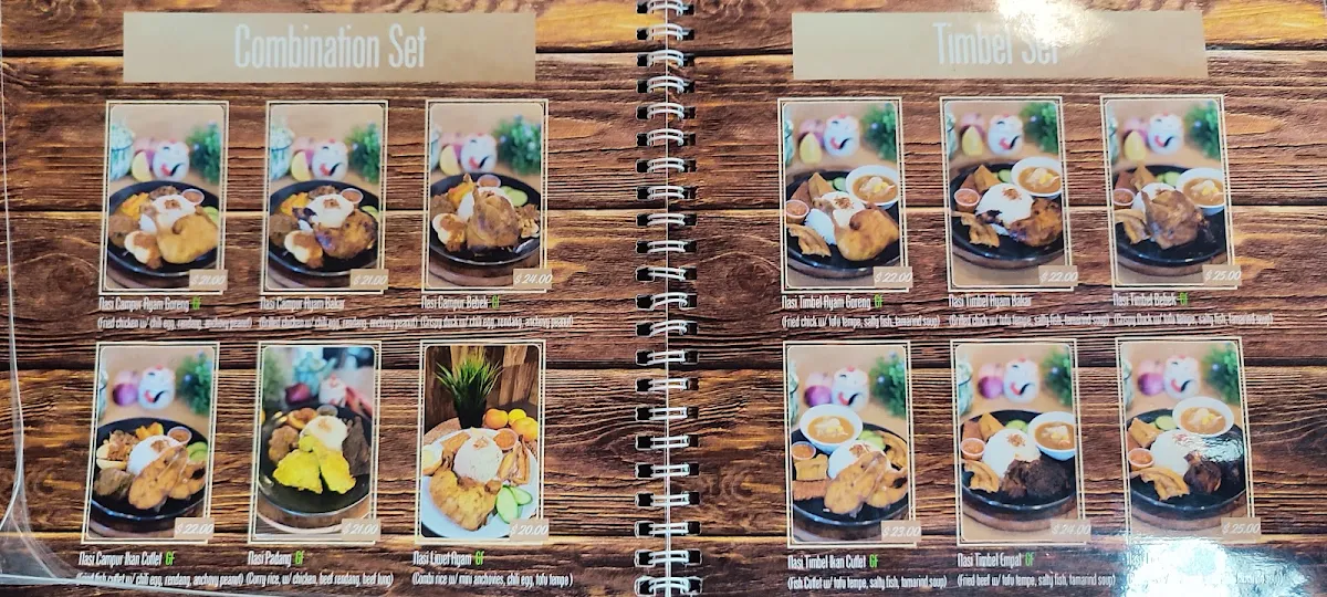 Menu, Shalom Kingsford
