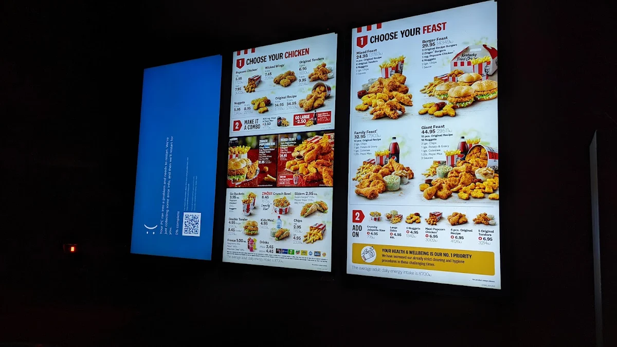 Menu, KFC Goulburn