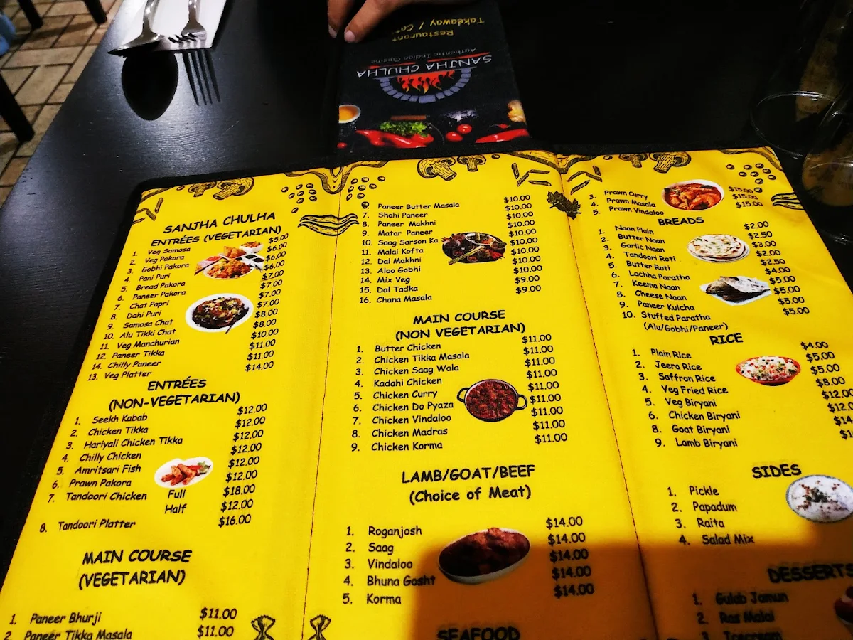 Menu, Sanjha Chulha
