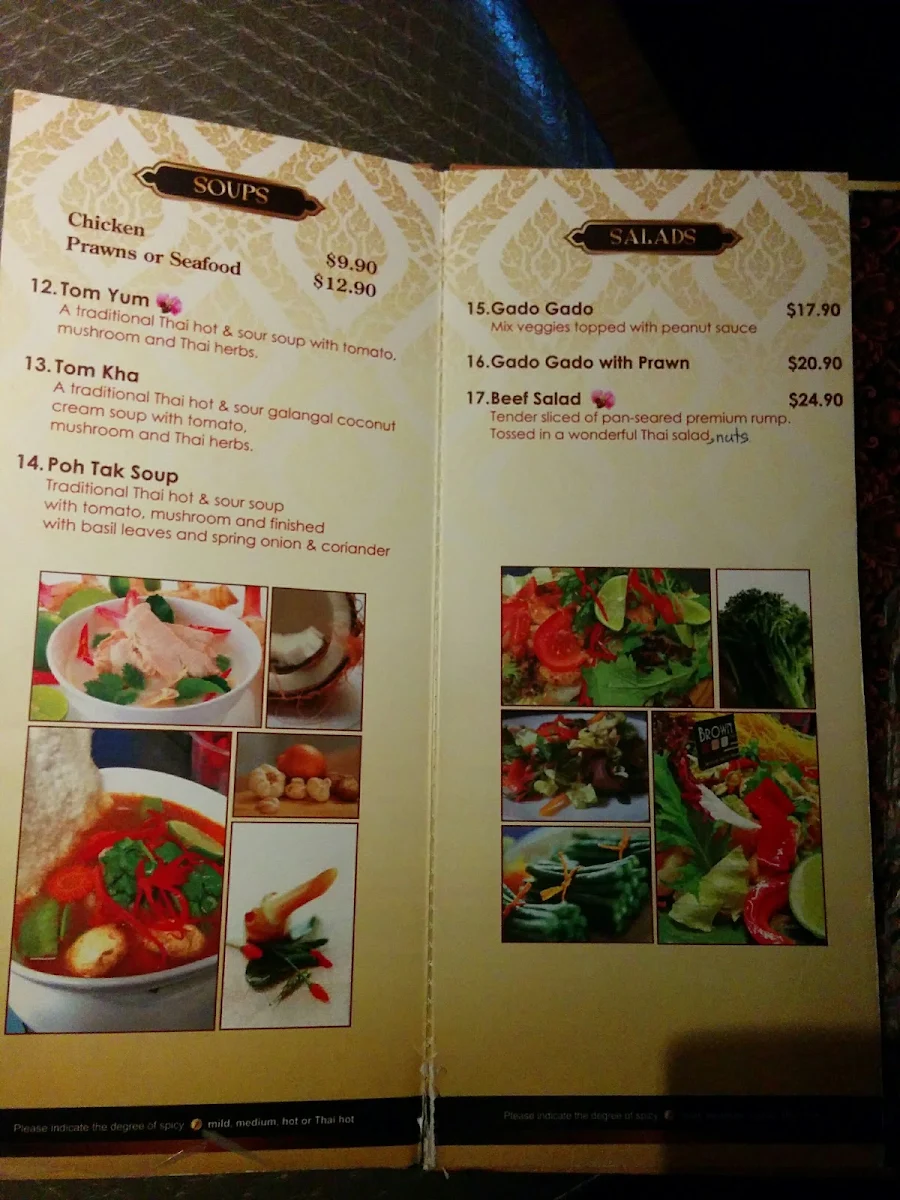 Menu, Brown Rice