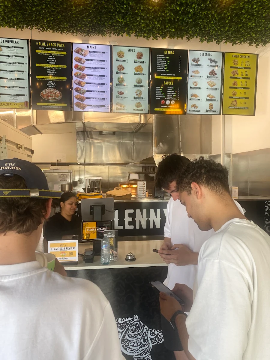Menu, Glenny Kebabs - Vermont