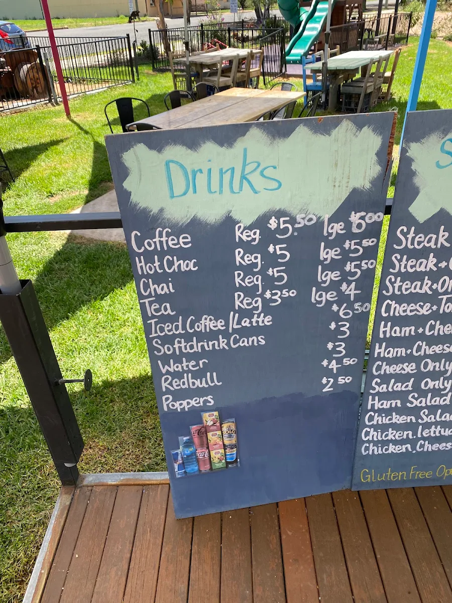 Menu, The Fat Parcel Food Van