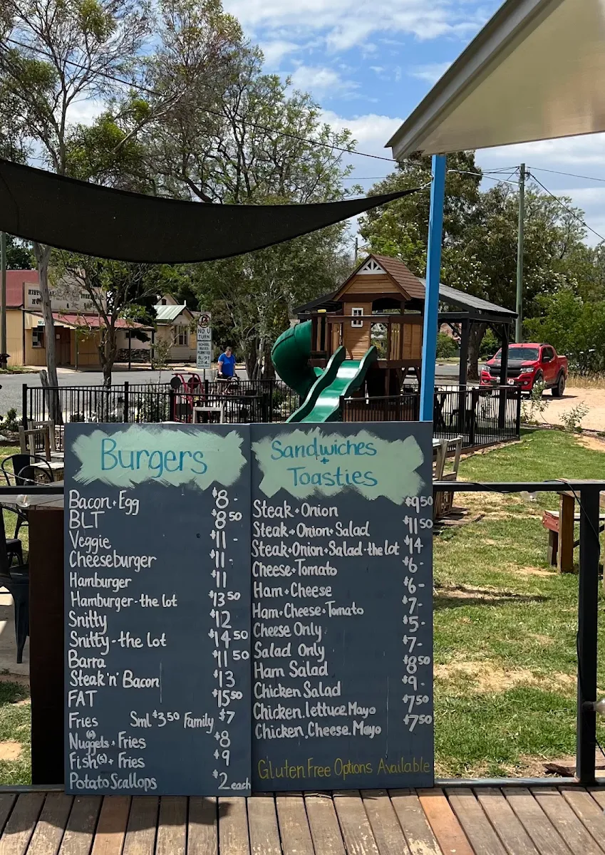 Menu, The Fat Parcel Food Van