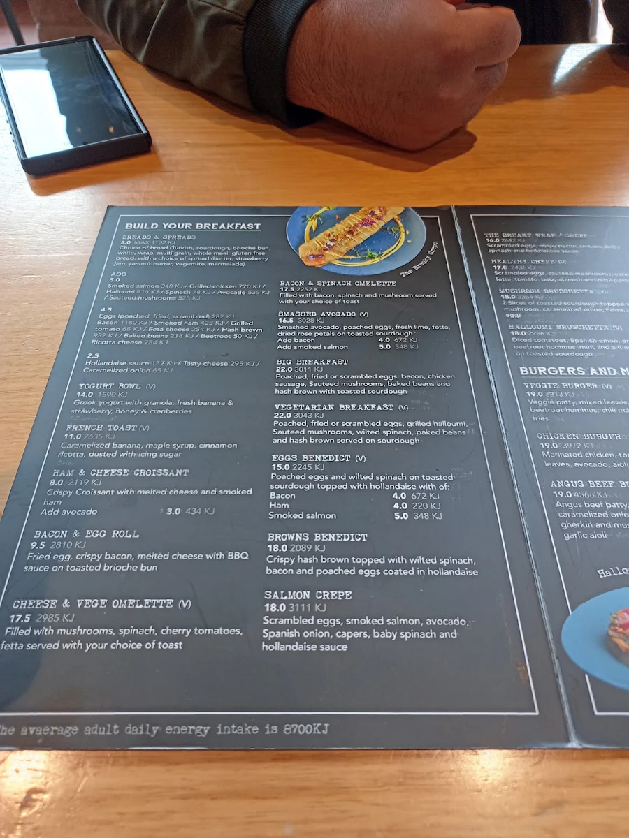 Menu, Oliver Brown